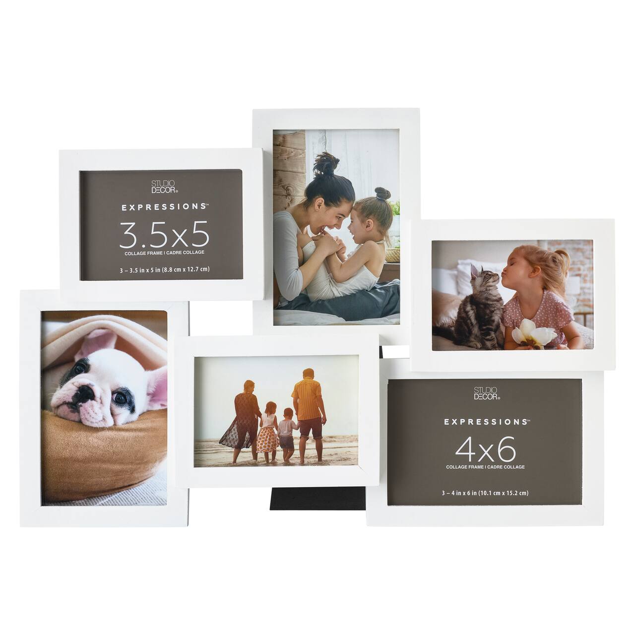 12 Pack: 6 Opening White Collage Frame, Expressions™ by Studio Décor®